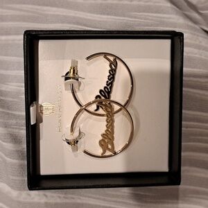 House of Harlow 1960 Blessed Earrings Ne2